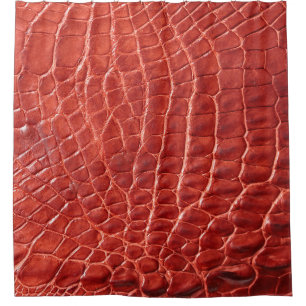 Rideaux De Douche Crocodile texture cuir
