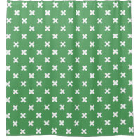Croix blanche sur le vert