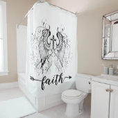 Rideaux De Douche Croix de foi (En situation)