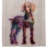 Rideaux De Douche Croquis de chiot de Weimaraner (Devant)