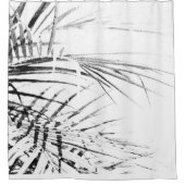 Rideaux De Douche Croquis minimalisme Feuille Palm Tree (Devant)