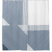 Rideaux De Douche Crosshatch Op Art (Devant)