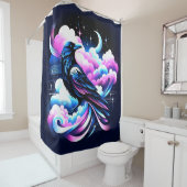 Rideaux De Douche Crow Artsy (En situation)