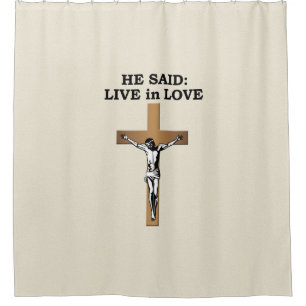 Rideaux De Douche Crucifix