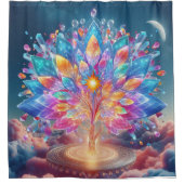 Rideaux De Douche Crystal Tree (Devant)