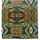 Rideaux De Douche Cubiste Abstraite Art Déco inspiré 4 (Devant)