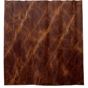Rideaux De Douche cuir Brown textulibération, texture, abstrait, acc