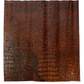 Rideaux De Douche cuir Brown textureleather, abstrait, antique, , ba (Devant)