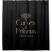 Rideaux De Douche Curies et poisons (Devant)