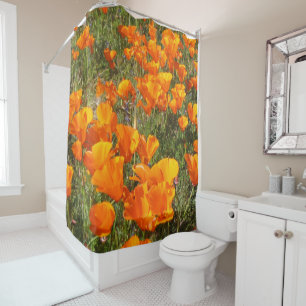 Rideaux De Douche Curtain de douche de Californie Poppies