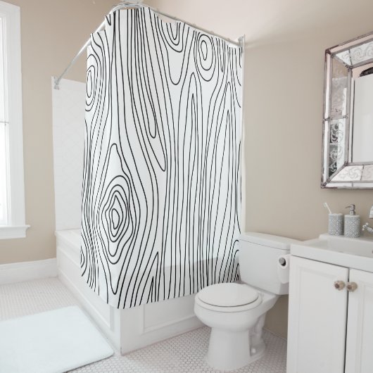Rideaux De Douche Custom Photo Shower Curtain (En situation)
