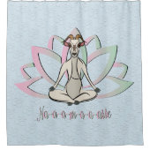Rideaux De Douche CUT CHÈQUE YOGA | Namaste GetYerGoat™ (Devant)