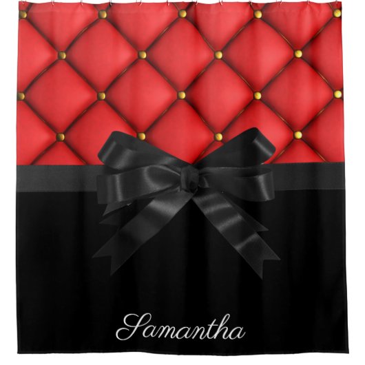 Rideaux De Douche Cute black Bow (Devant)