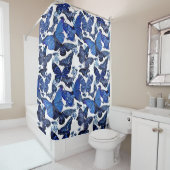 Rideaux De Douche cute butterflies wittter (En situation)