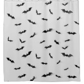 Rideaux De Douche Cute chauves-souris Éffrayante Halloween Goth Douc (Devant)