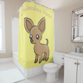 Rideaux De Douche Cute Chihuahua Mama Art Thunder_Cove (En situation)