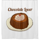 Rideaux De Douche Cute Chocoholate Chocolat Lover (Devant)