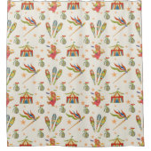 Rideaux De Douche Cute Circus Bear Shower Curtain (Devant)