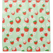 Rideaux De Douche Cute Daisy Flower Motif de Noël (Devant)