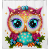 Rideaux De Douche Cute et adorable Kawaii Baby Owl (Devant)