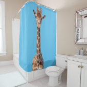 Rideaux De Douche Cute giraffe face (En situation)