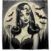 Rideaux De Douche Cute Goth Girl (Devant)