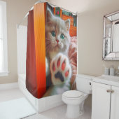 Rideaux De Douche Cute Kitten (En situation)