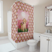 Rideaux De Douche Cute Labrador Retriever Motif de marionnettes (En situation)