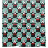 Rideaux De Douche Cute lapin dans le Motif Casquette Assistant (Devant)