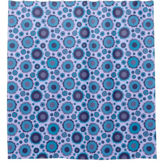 Rideaux De Douche Cute multi-blue colors (Devant)