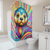 Rideaux De Douche Cute Otter (En situation)