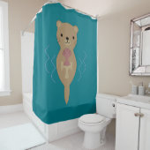 Rideaux De Douche Cute Otter (En situation)