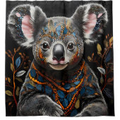 Rideaux De Douche Cute Ours Koala Abstrait Australien (Devant)