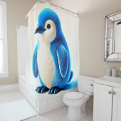 Rideaux De Douche Cute Penguin (En situation)