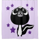 Rideaux De Douche Cute Petite Skunk (Devant)