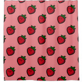 Rideaux De Douche Cute Red Cartoon (Devant)