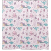 Rideaux De Douche Cute sirène (Devant)