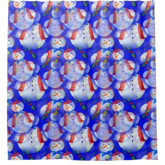 Rideaux De Douche Cute Snowman (Devant)