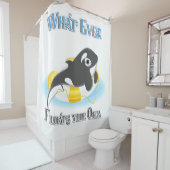 Rideaux De Douche Cute What Ever Flotte ton Orca (En situation)