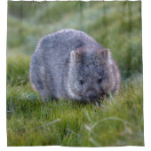 Rideaux De Douche Cute Wombat Wildlife Animal Australie Green (Devant)