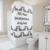 Rideaux De Douche Dachshund (En situation)