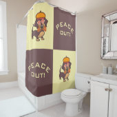 Rideaux De Douche Dachshund | Paix ! | Puissance des fleurs (En situation)