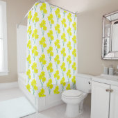 Rideaux De Douche Daffodiles Jaunes Fleurs de printemps Bunch Floral (En situation)