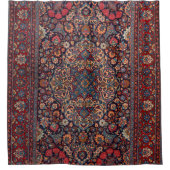 Rideaux De Douche Daisée rouge bleue perse inhabituelle  (Devant)