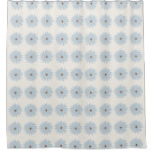 Rideaux De Douche Daisy bleu clair (Devant)