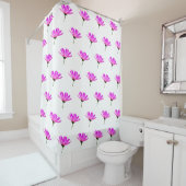 Rideaux De Douche Daisy rose (En situation)