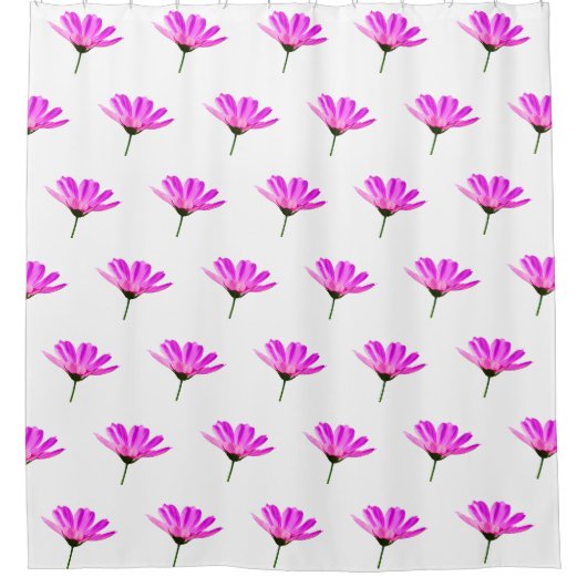 Rideaux De Douche Daisy rose (Devant)