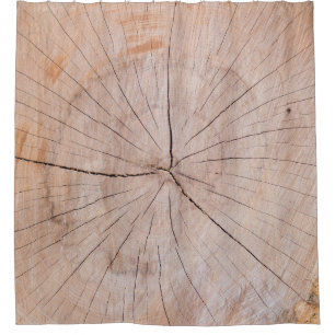 Rideaux De Douche dalle en bois Brown