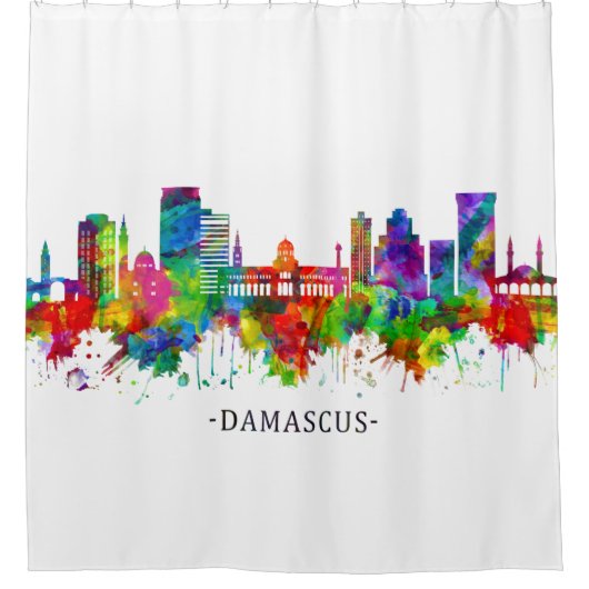 Rideaux De Douche Damas Syria Skyline (Devant)