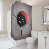 Rideaux De Douche Dancing Evil Christmas Bug (En situation)
